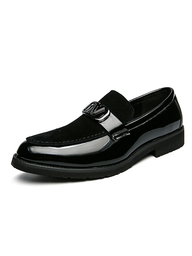 Shoes Men's Shoes | Men Dress Loafers with Metal Detail - KM02746