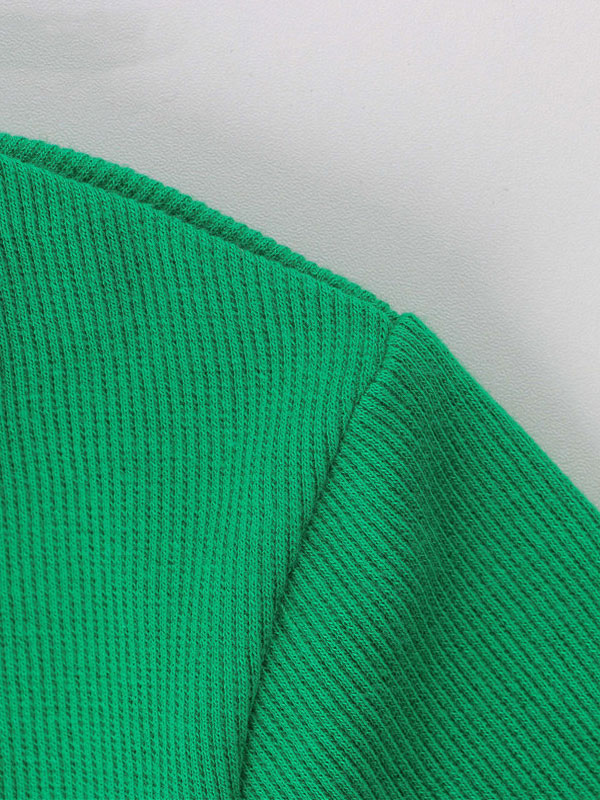 Women's Clothing Sweaters & Cardigans | Women Pullover Sweater Green High Collar Long Sleeves Stretch Polyester Sweaters - JO274