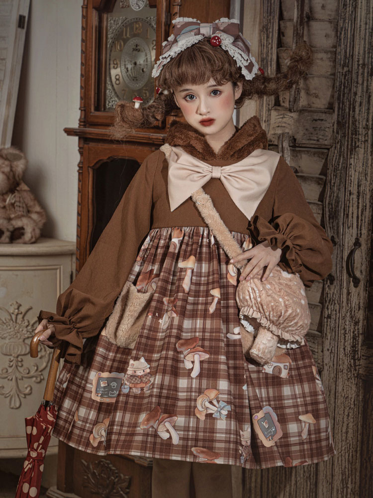 lolita dress brown