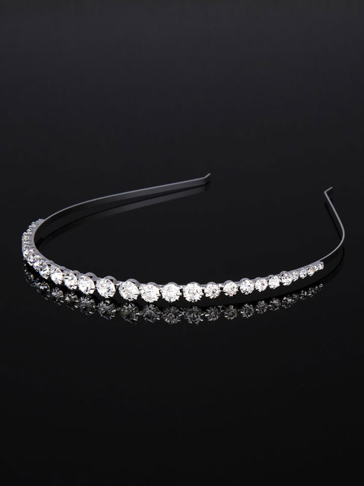 Wedding & Events Wedding Accessories | Wedding Headpieces Rhinestone White Hair Accessories For Bride - PX90583