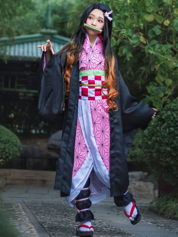 Artificial Exención Desviación Demon Slayer: Kimetsu No Yaiba Kamado Nezuko disfraz de Cosplay para niños  - Cosplayshow.com