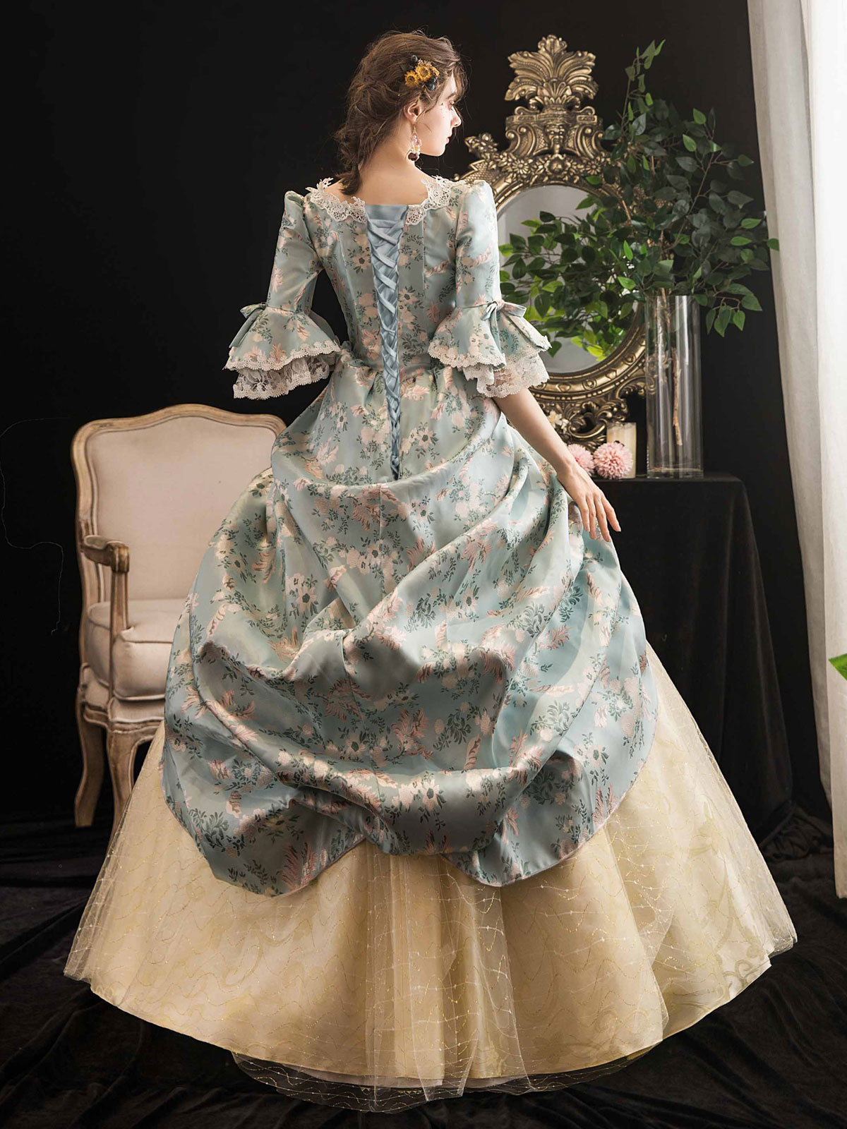 Details about   Victorian Lolita Prom Dress Southern Belle Ball Gown Reenactment Theater Costume 