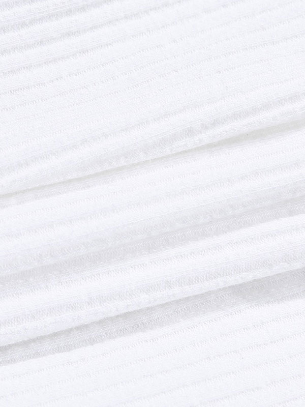 Women's Clothing Tops | Women Crop Top White Zipper Short Sleeves Sexy Tops - RD84446