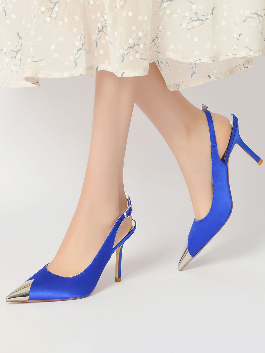 Shoes Occasion Shoes | Women's Slingback Bridal Heeled Pumps - NB09880