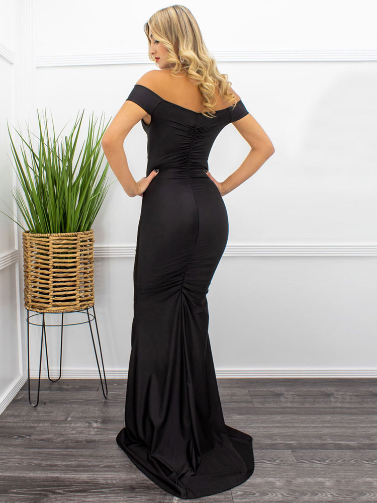 Women's Clothing Dresses | Party Dresses Black Sleeveless Semi Formal Dress - MT46602