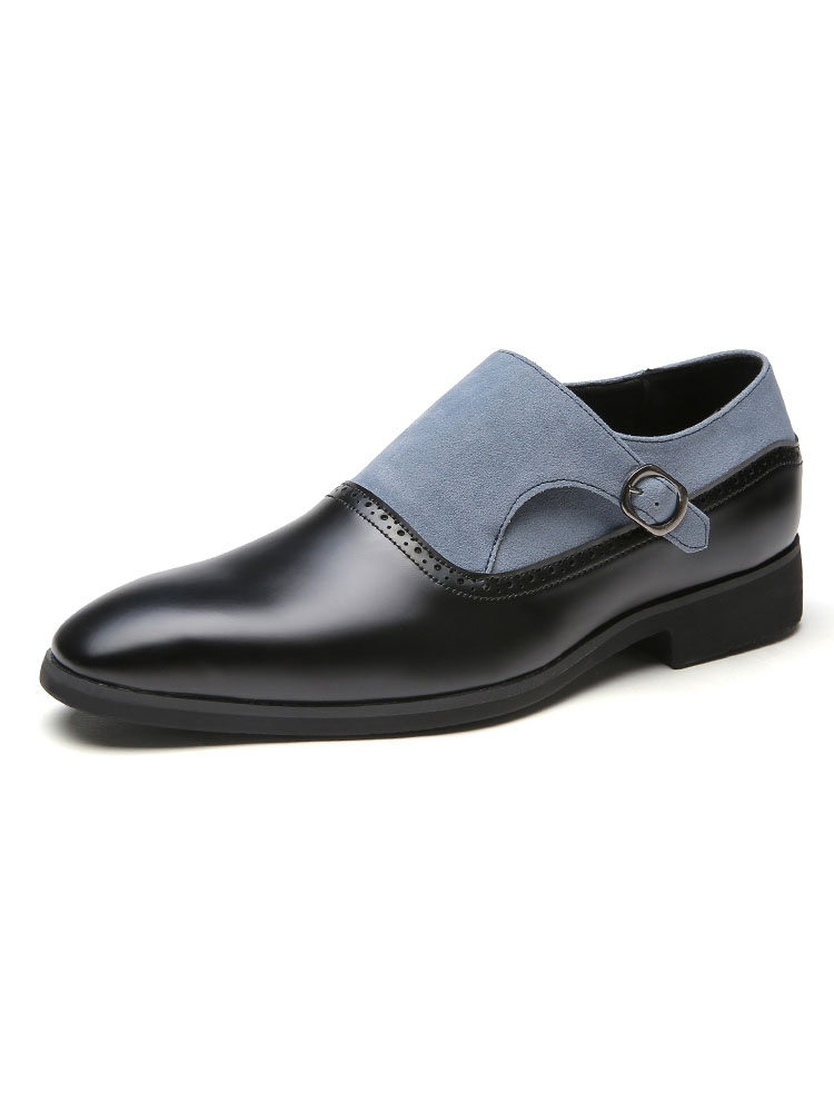 Zapatos de hombre | Zapatos de Vestir Hombre Modernos Punta Puntiaguda Slip-On Cuero PU - UU75940
