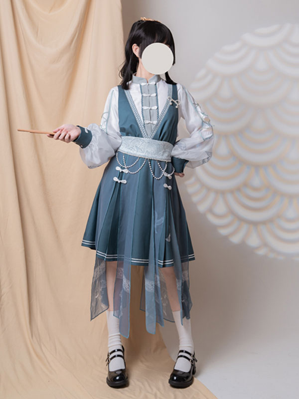 LO775 チャイナドレス オリジナル 洋服 ロリータ ワンピース+