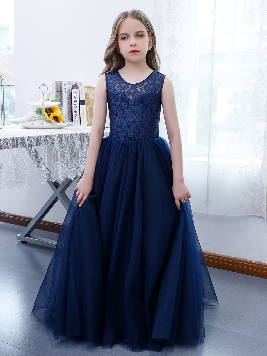 Navy blue clearance flower girl dresses