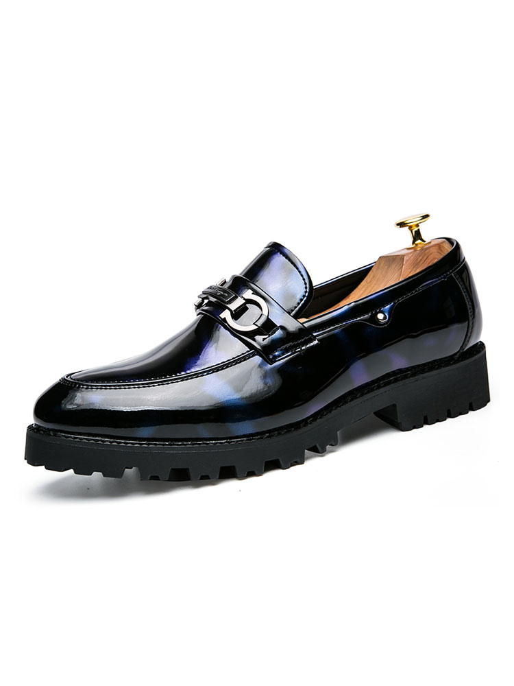 Shoes Men's Shoes | Men's Loafer Shoes Comfy PU Leather Metal Details Slip-On - YO25111