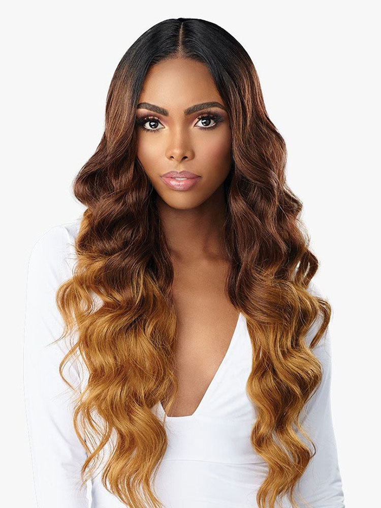 Women's Clothing Accessories | Women Long Wig Coffee Brown Curly Heat-resistant Fiber Casual Layered Long Synthetic Wigs - QZ750