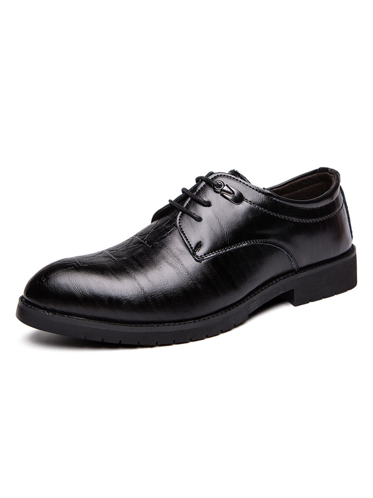 Zapatos de hombre | Zapatos de vestir para hombres Elegante correa de punta estrecha Cuero de PU ajustable - GZ66877