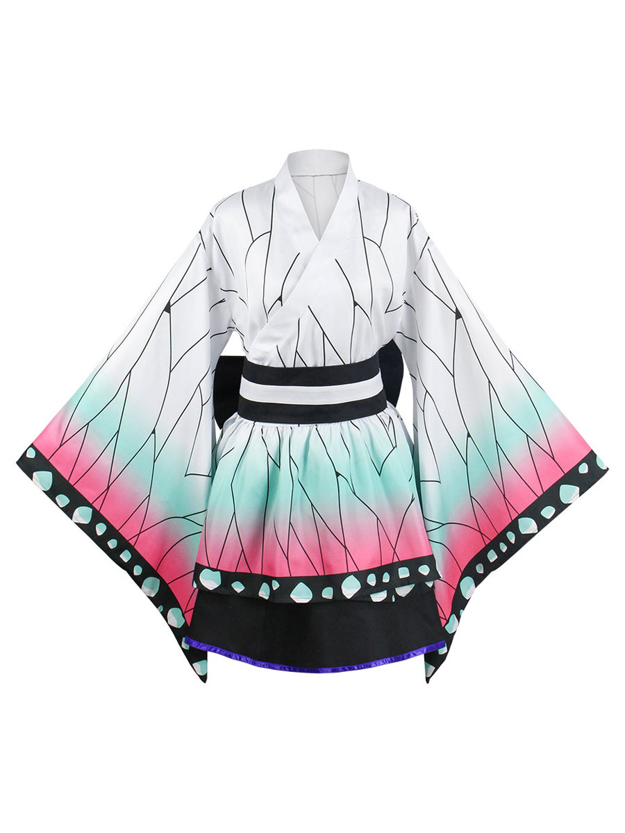 Demon Slayer Kimetsu No Yaiba Oni Daki Kimono Conjunto completo de  fantasias de cosplay - Cosplayshow.com