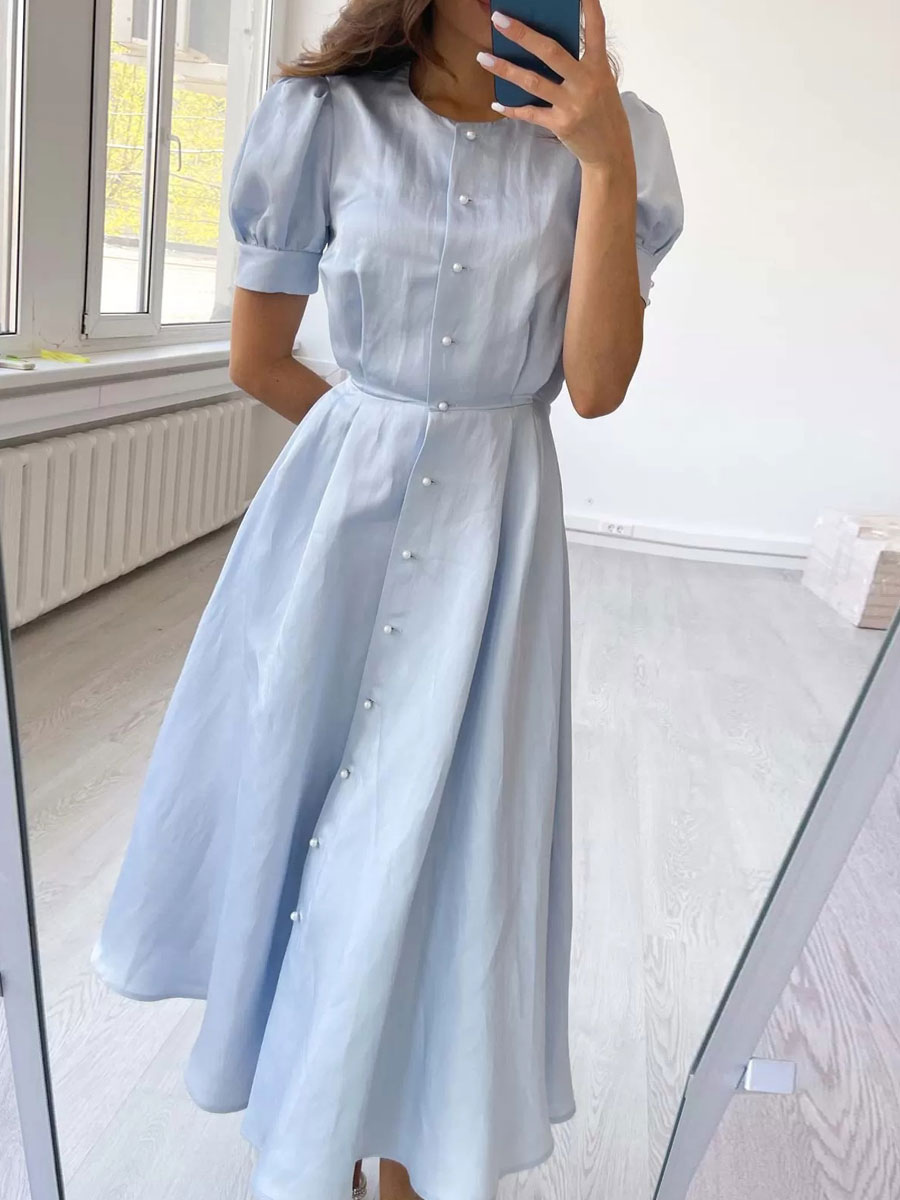 Robe Mi-Longue Manches Longues WearAll - Coupe Moulante Stretch - Taille 36 à 42