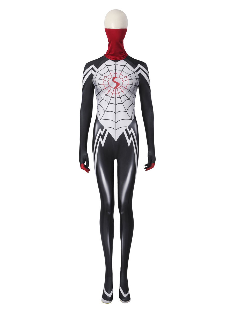 Costumi Spiderman da donna Costumi in fibra di poliestere per adulti Tuta  Lycra Spandex 