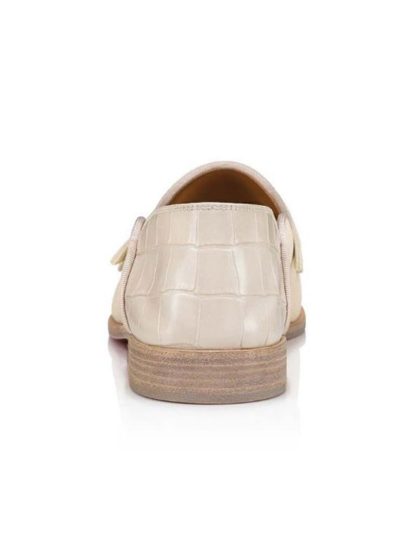 Men's Casual Synthetic Leather Slip-On Gold Metal Decor Toe Loafers