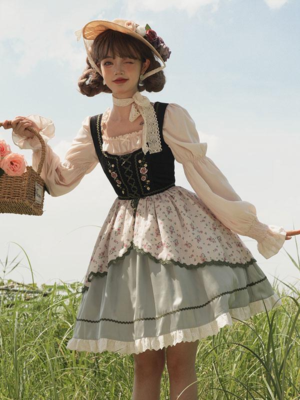 Vestimenta Lolita Fashion Simple Lolita Dress Casual Lolita