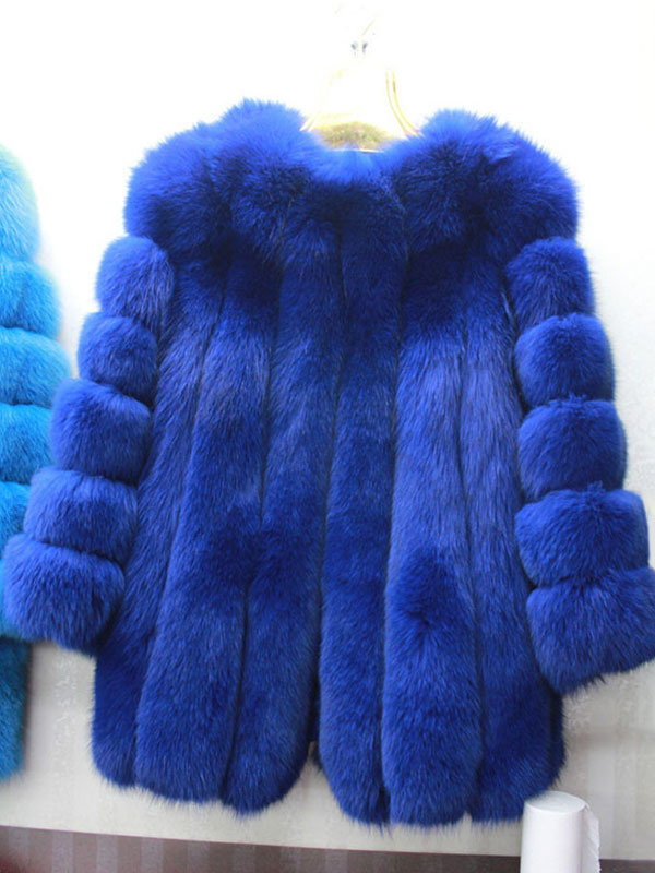 Plush Faux Fur Coat 2023 Winter Outerwear For Women - Milanoo.com