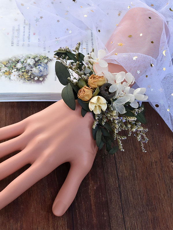 Flores para casamento lindas flores de seda de plástico com arame  acessórios de noiva - Milanoo.com
