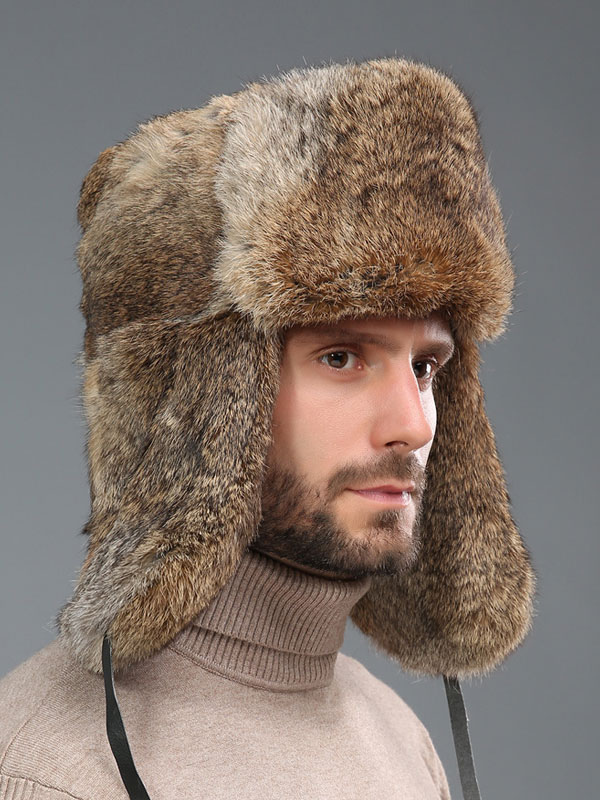 Gorras para hombres Sombreros cálidos invierno de sintética modernos Sombrero ruso Ushanka
