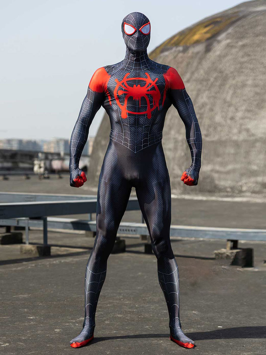 Halloween Spiderman Miles Morales Ps5 Adults Kids Peter Parker Superhero  Cosplay Costume Full Bodysuit Zentai Second Skin Suit - Cosplay Costumes -  AliExpress