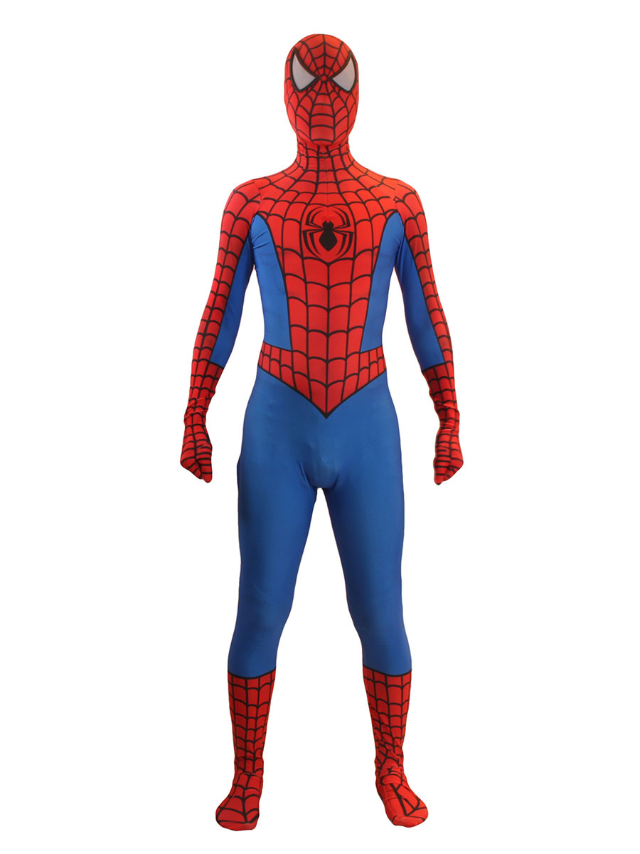 Spider Man Cosplay Spider-Man clásico traje de Cosplay de dibujos animados  V1 