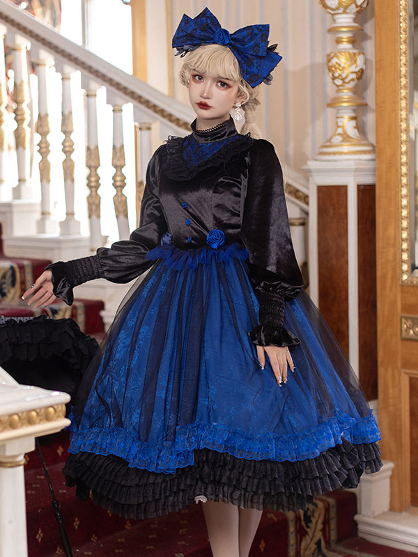 Best Gothic Lolita Dress Blue - Buy Gothic Lolita Dress Blue at Cheap ...