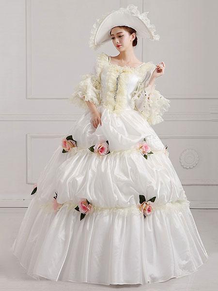 中世 ドレス プラスサイズ 女性用 プリンセス 貴族ドレス
