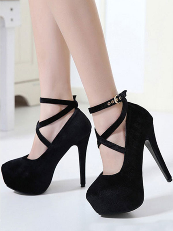Scarpe Con Tacco 14cm E Plateau – Stiletto A Punta Alta Donna