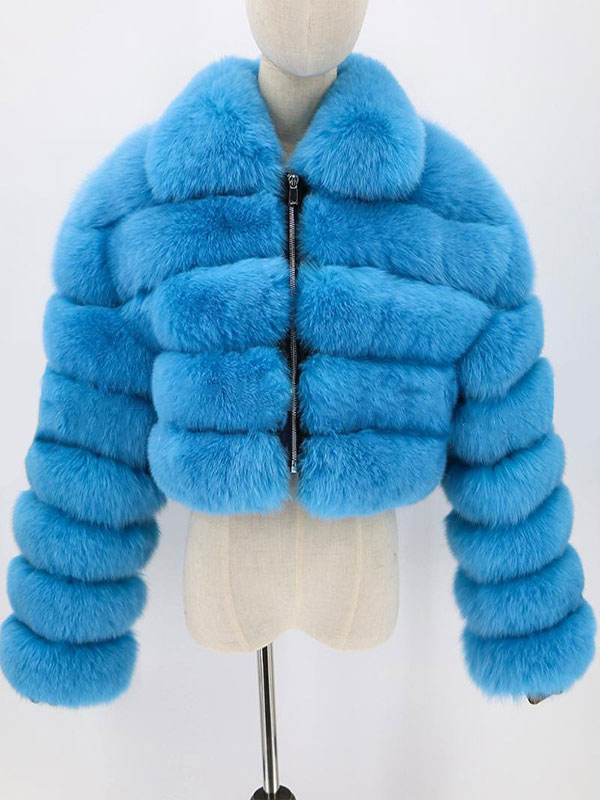 Plush Faux Fur Coat 2023 Winter Short Outerwear For Women - Milanoo.com