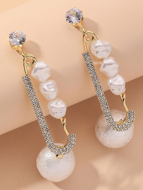 Orecchini A Fiocco Con Strass Pendenti – Gioielli Eleganti Per Donna, Damigella, Sposa – Idea Regalo Natale 2025