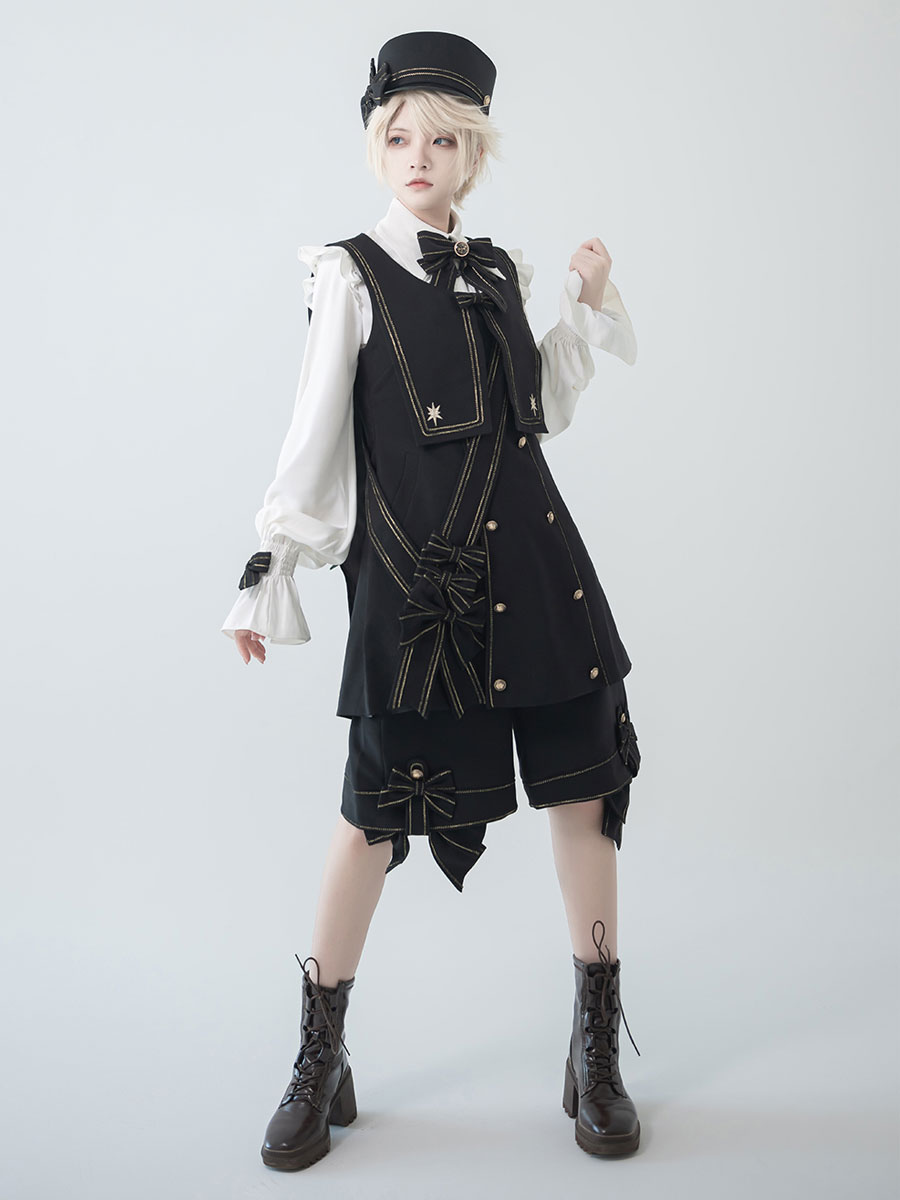 【Pre-sell】 Gothic Lolita Ouji Fashion Long Waistcoat - Milanoo.com