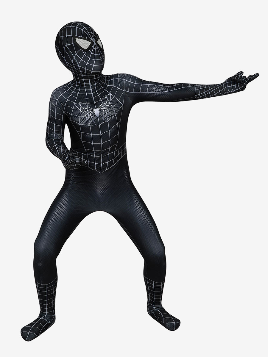 Spider Man Cosplay Spider-Man 3 Film Kid Venom Spider-Man Cosplay Suit -  