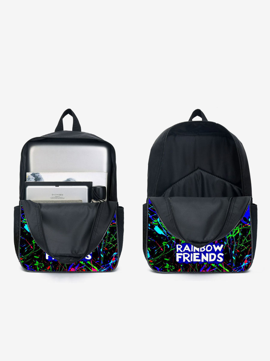 Roblox Rainbow Friends Black Anime Backpacks Poly/Cotton Blend Polyester  Anime Bag Anime Merchandise - Costumeslive.com