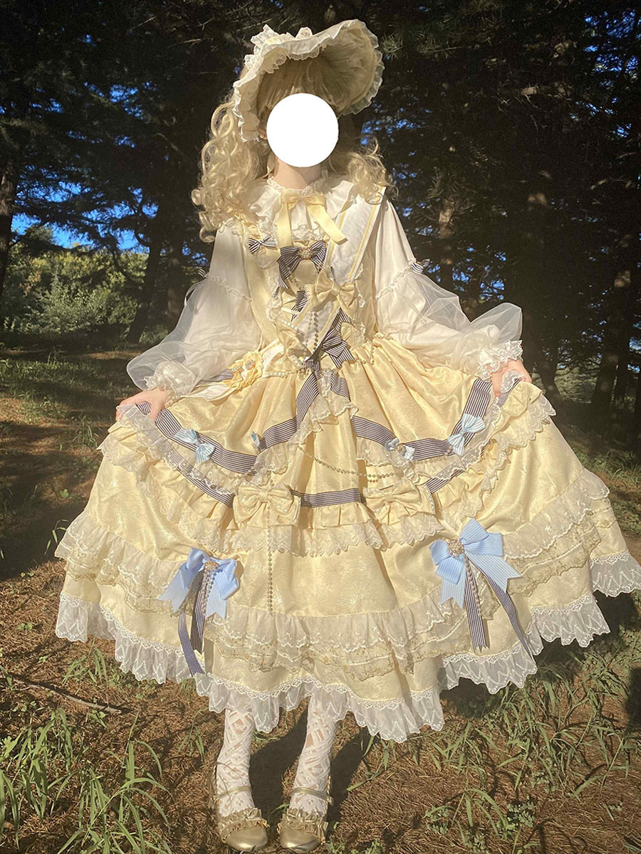 Sweet Lolita Dress Polyester Sleeveless Sweet Lolita Dress