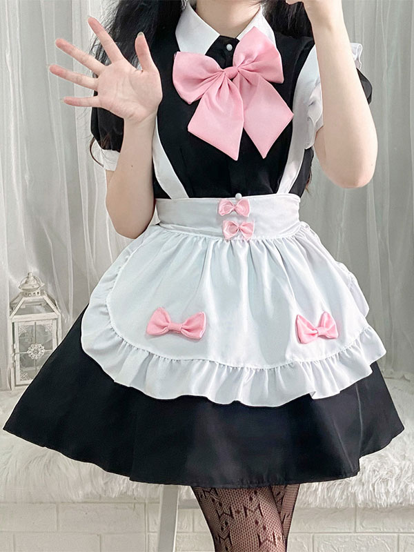 Sweet Lolita Dress Polyester Short Sleeves Dress - Milanoo.com