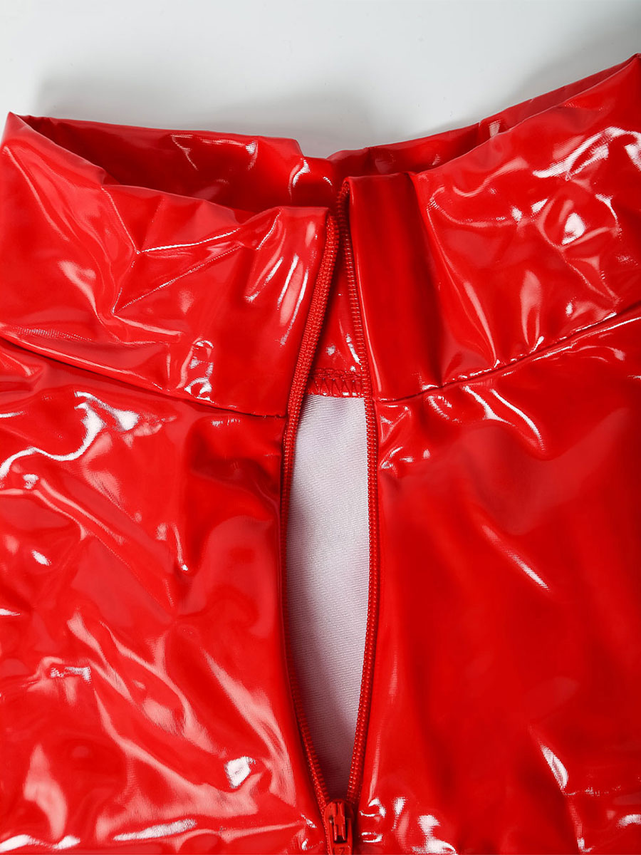 900px x 1200px - zentai; Britney Spears Costume; PVC Catsuit,Britney Spears Red Jumpsuit -  Milanoo.com