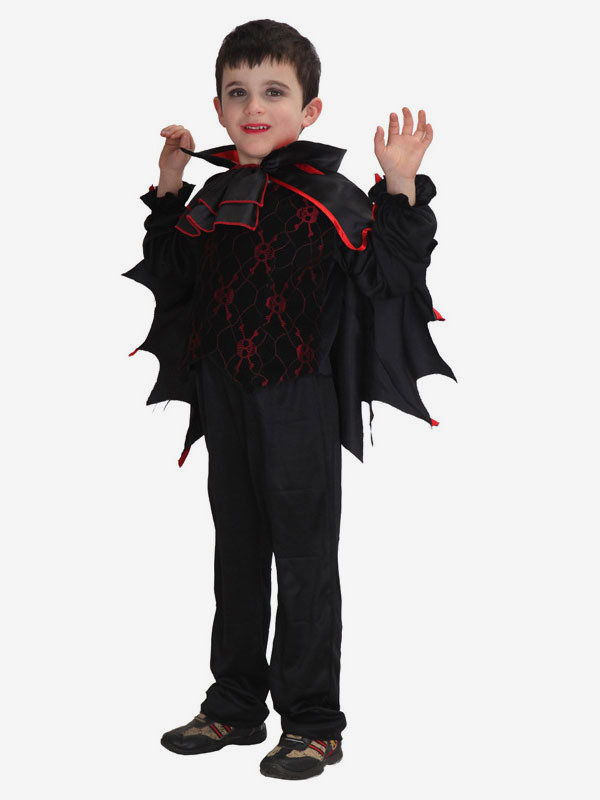 Equipo de juegos Visión general capitán Disfraces de diablo de Halloween para niños Ropa de capa de fibra de  poliéster negra Disfraz de vampiro de vacaciones Conjunto completo -  Costumeslive.com