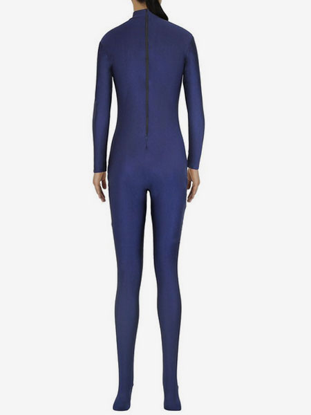 Navy Blue Morph Suit Adults Bodysuit Lycra Spandex Catsuit for Women ...