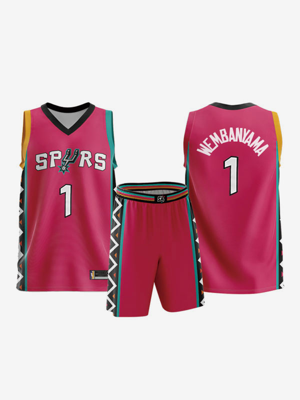 maillot-de-basketball-san-antonio-spurs-version-de-ville-num-ro-1