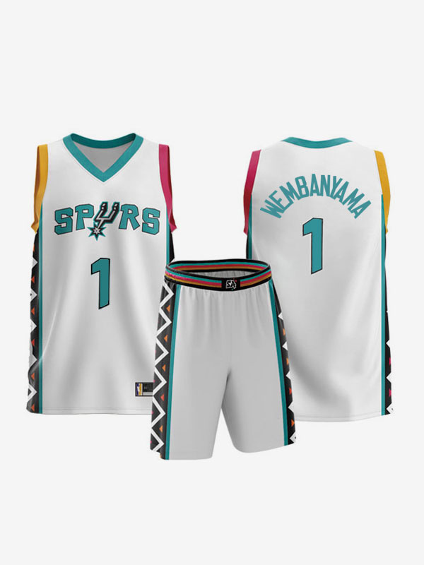 maillot-de-basketball-san-antonio-spurs-version-de-ville-num-ro-1