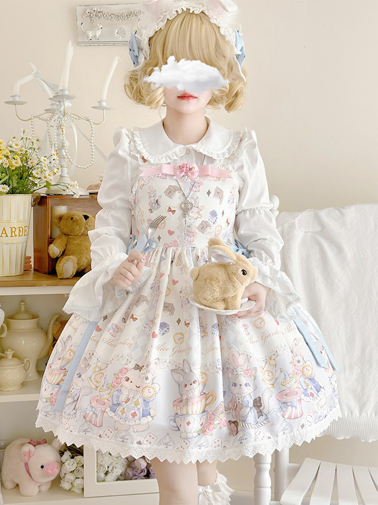 Robe Sweet Lolita Pull sans manches en polyester Robe Sweet Lolita