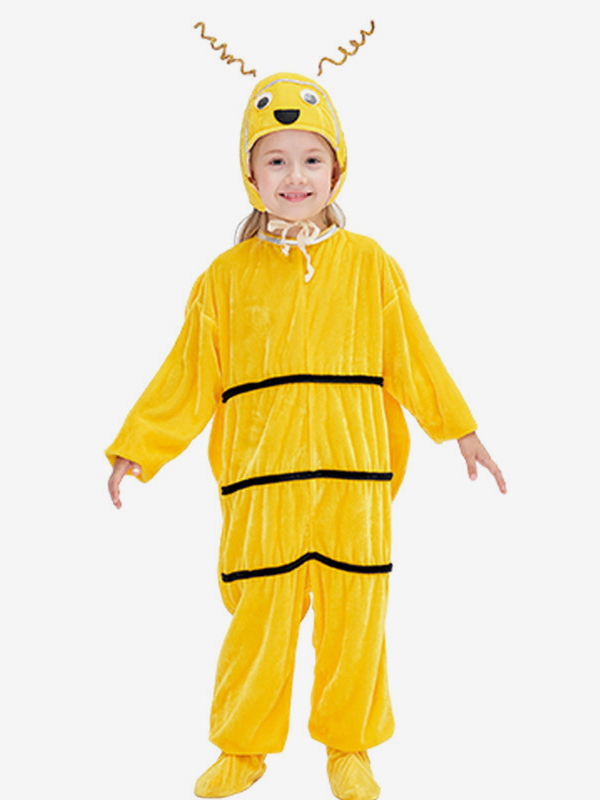 Onesie Pyjamas Kigurumi Halloween Insecte Enfant Polyester Chapeau Combinaison