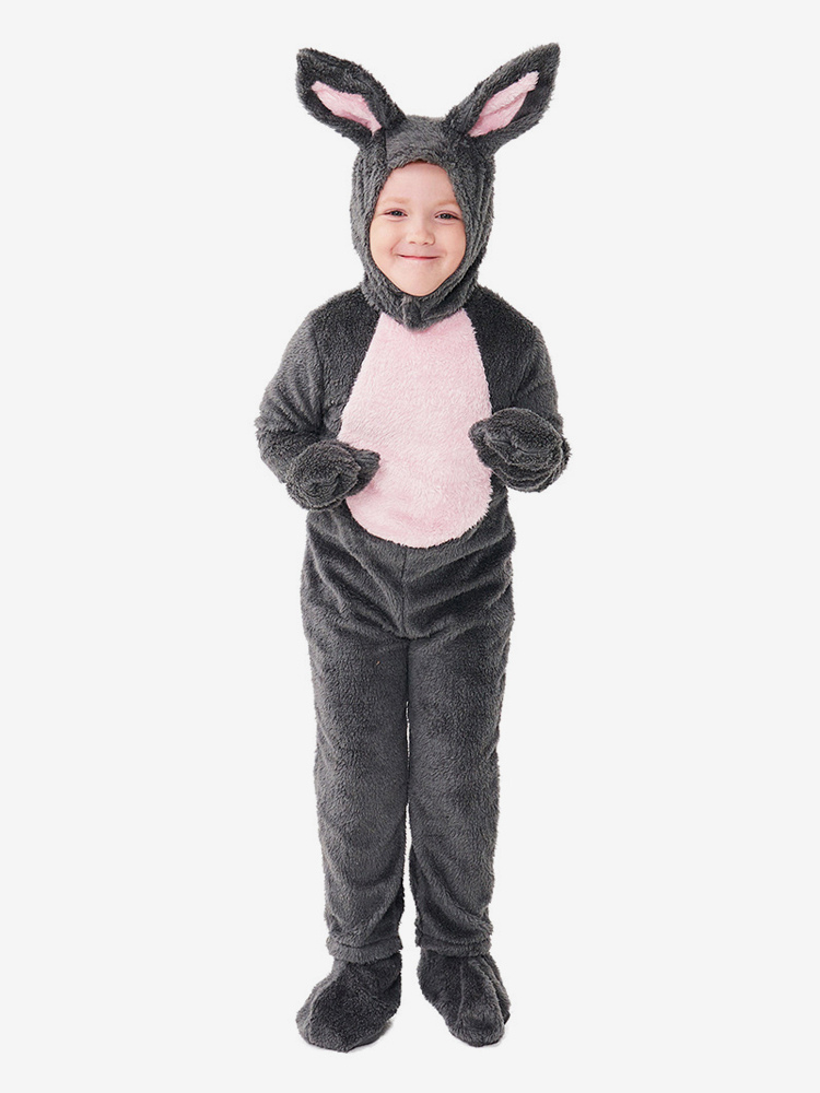 Kigurumi Onesie Pyjama Animal Halloween Enfant Combinaison Polyester Capuche Chapeau