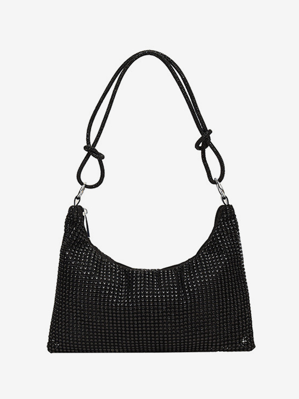 Sac à bandoulière en strass Sac à main brillant pour femme 2025