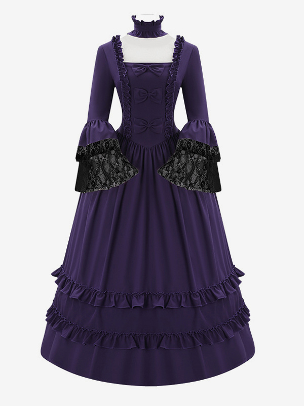 Abito Vittoriano Da Donna 1860 - Costume Medievale Rinascimentale Con Maniche Lunghe, Per Halloween, Ballo E Cosplay