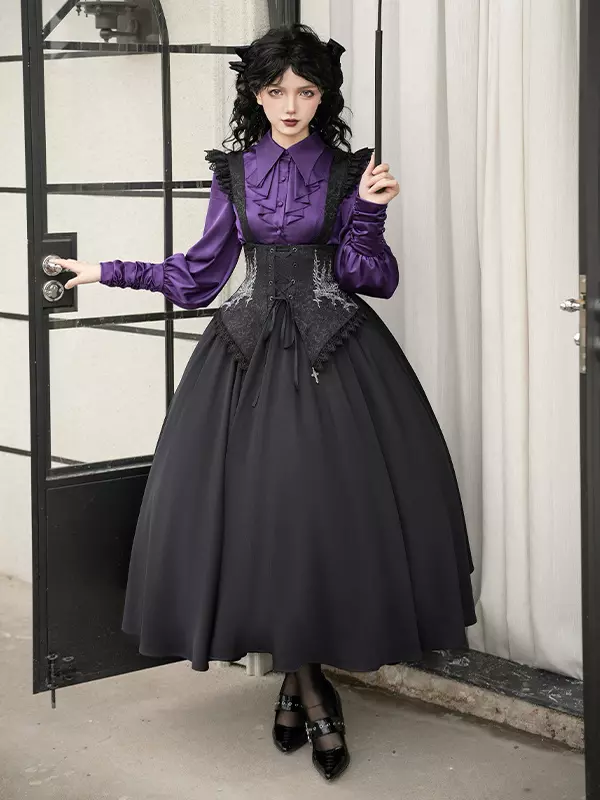 chinese dress ladies Gothic Lolita Jumper Dress Suspender Dress