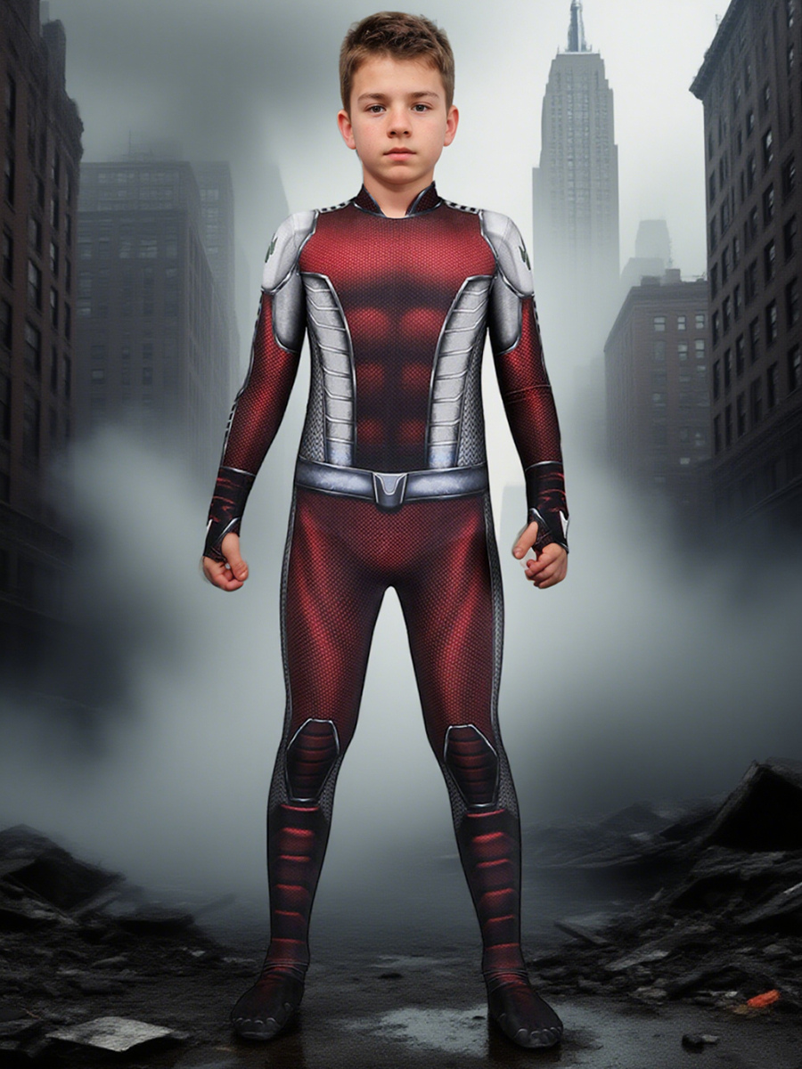 The Titans Beast Boy Cosplay-Anzug für Kinder