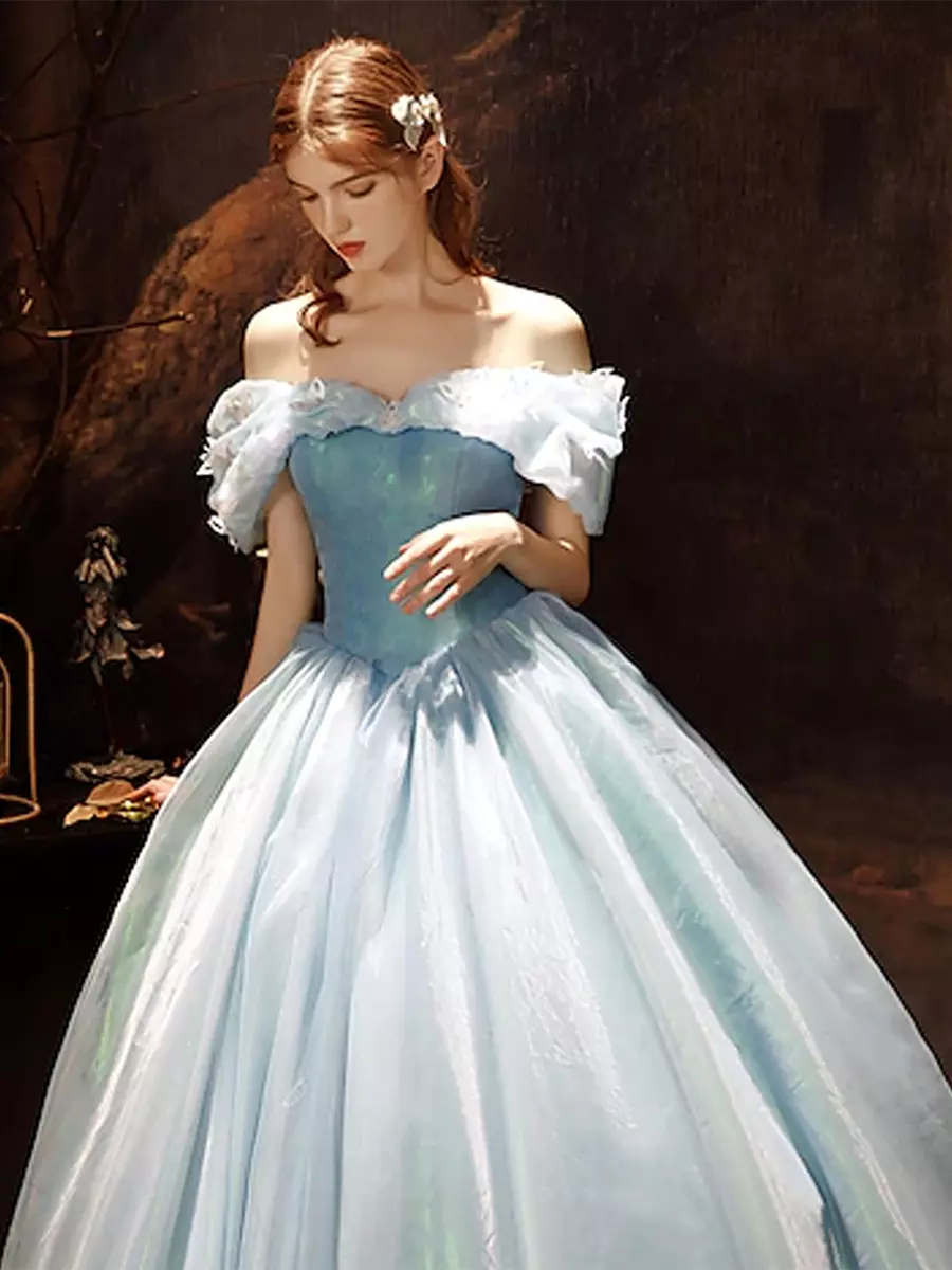 open lace back dress VD001 Vintage Victorian Princess Dresses Fancy Party Pageant Dress Siz –  Dressy Daisy