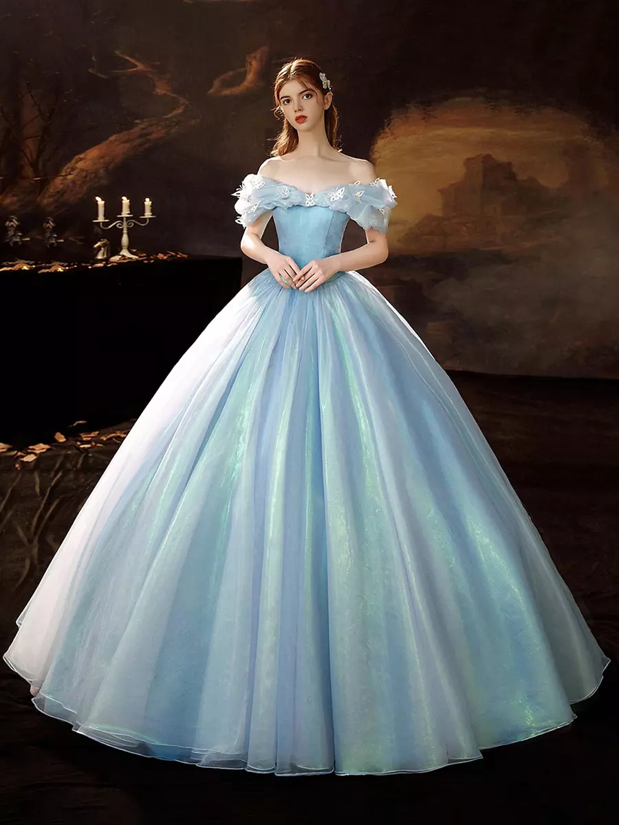 blue rococo dress Sky Blue Rococo Ball Gown Lavish Courtly Elegance with a Hint of Baroque Style Dress Plus Size