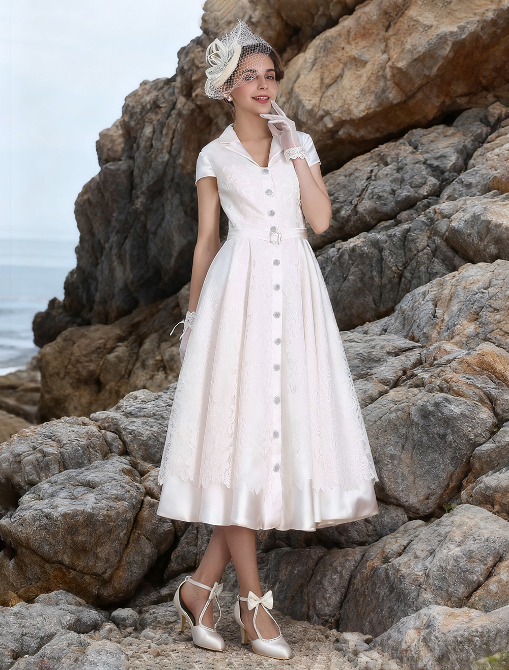 boho dress plus size Floral Maxi – – Salt&coast A Line V Neck Color Code:809 Split Dresses
